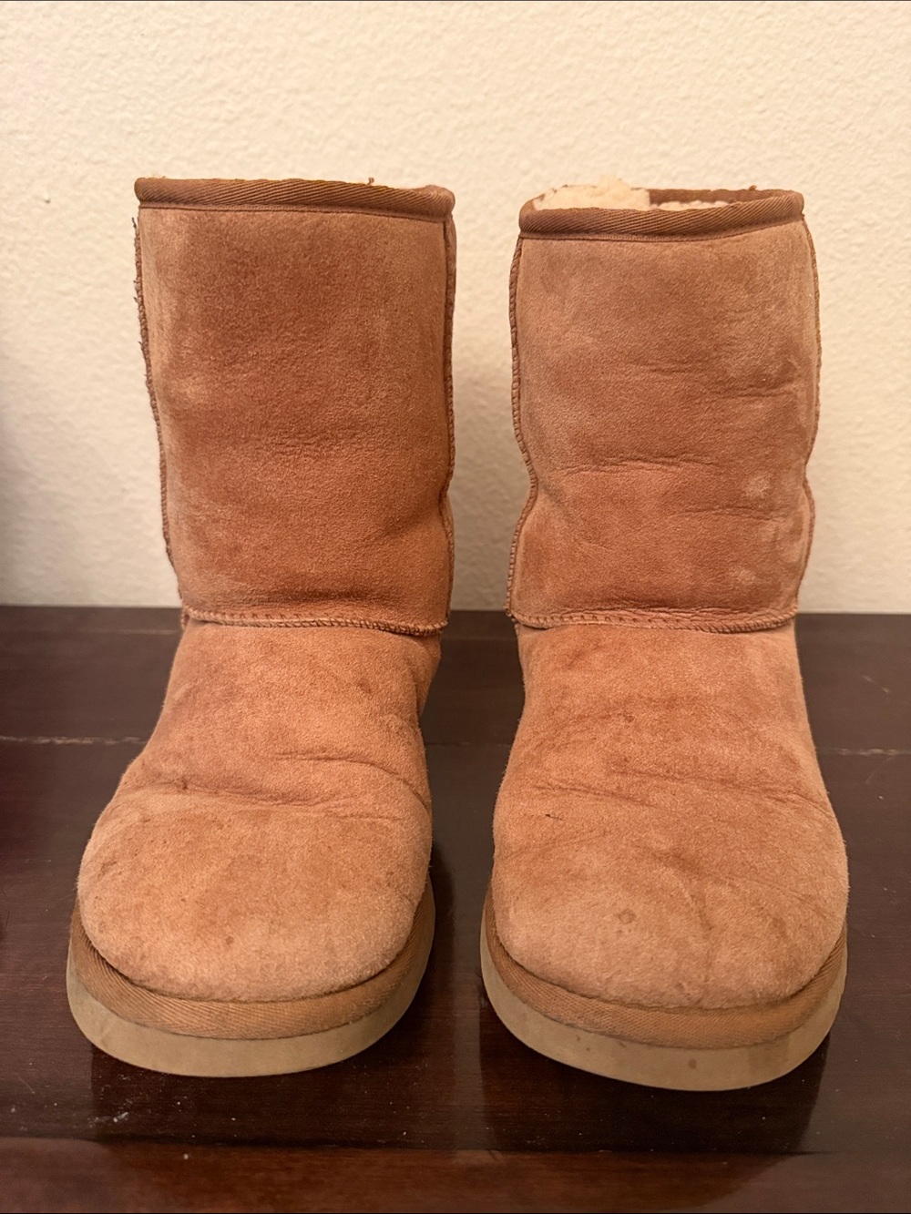 UGG Chestnut Suede Short Classic Booties